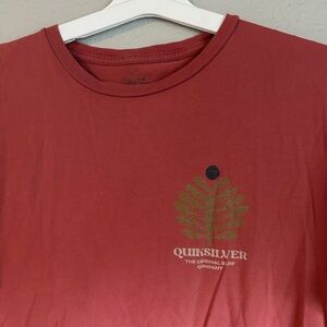 Quiksilver Brick Red Short Sleeve Tee